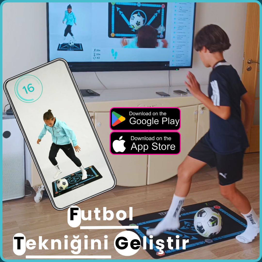 Mavi Futbol Matı | 120 PRO EĞİTİM VİDEOSU HEDİYELİ